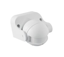 Mikroviļņu kustības sensors CM-1, maks. 1200 W, noteikšanas leņķis 180°, diapazons 1-8 m ± 1.5-3.5 m, IP44, balts