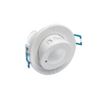 Mikroviļņu kustības sensors CM-15, maks. 1200 W, noteikšanas leņķis 360°, diapazons 8 m, IP20, balts