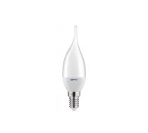 LED spuldze E14, C30L, 6 W, 520 lm, 6400K, AC180-250V, 160°