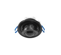 Mikroviļņu kustības sensors CM-15, maks.1200W, AC220-240V, 360° leņķis, IP20, melns