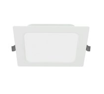 G-TECH LED gaismeklis FABRO, 9 W, 800 lm, 4000K, AC220-240V, IP40, iebūvējamais, kvadrātveida, balts
