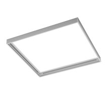Rāmis LED paneļu virsmas montāžai 45x45 cm, h-43 mm, balts