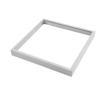 Rāmis LED paneļu virsmas montāžai (AIZMUGURĒJĀS PLĀKSNES TIPS) 60x60 cm, h-65 mm, balts