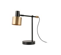Galda lampa SELVIA II , 6072, maks.250V, 50/60Hz, 1*E14, maks.25 W, dia.10 cm, IP20, zelts/melna