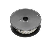 Flash lente 3528, 300 LED neitrāli balta 4000K, 24W/5m bez gēla 8mm, rullis 50m, 12V