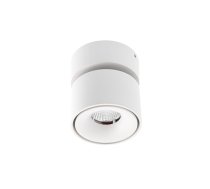 LED gaismeklis BIANCO CCT, 8 W, 680 lm, Ra≥80, IP20, 36°, 2700/3300/4000K, apaļš, balts