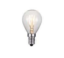 LED spuldze SPIN, E14, G45, 3 W, 165 lm, 2200K, AC220-240V, 360°, KVĒLDIEGS
