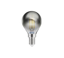 LED spuldze E14, G45, 4 W, 200 lm, 1800K, AC220-240V, 360°, KVĒLDIEGS pelēks