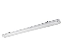 Hermētisks gaismeklis HAGEN, T8 LED vienpusējai barošanai, G13, IP65, AC220-240V, 2x120cm, PC
