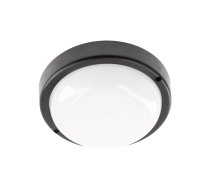 LED gaismeklis KODO, 8 W, 720 lm, AC175-260V, 4000K, PF>0.5, Ra≥80, IP54, IK08, apaļš, melns