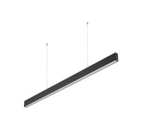 LED lineārais gaismeklis LIVIA, 40 W, 3600 lm, 4000K, IP20, 100°, 120 cm, melns