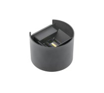 LED sienas gaismeklis MISSOURI-O, 7 W, 540 lm, 4000K, IP54, apaļš, pelēks