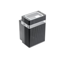 Vienvirziena fasādes gaismeklis NESSA, GU10, maks. 50 W, IP54, kvadrātveida, melns
