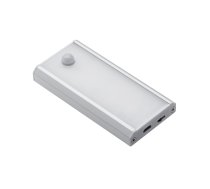 LED gaismeklis COMA PIR, uzlādējams, balts