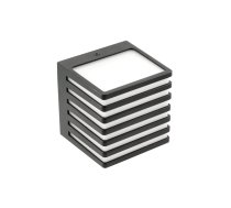 LED fasādes gaismeklis SIROLO, 10 W, 1000 lm, IP54, 4000K, melns