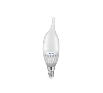 LED spuldze E14, C37L, 10 W, 1000 lm, 3000K, AC180-250V, 160°, KERAMIKA