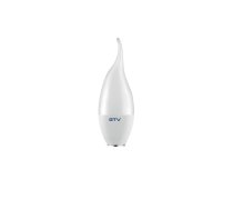 LED spuldze E14, C37L, 8 W, 720 lm, 4000K, AC180-250V, 160°