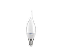 LED spuldze E14, C30L, 6 W, 520 lm, 4000K, AC180-250V, 160°