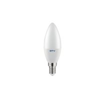 LED spuldze E14, C37, 7 W, 700 lm, 3000K, AC180-250V, 200°, aptumšojama