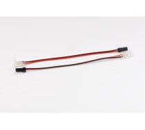 Caurspīdīgs savienotājs COB LED lentām ar kabeli 15 cm, mini AMP vīrišķais