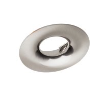 Griestu punktveida gaismeklis AURORA, IP20, apaļš, inox/satīna