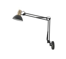 Sienas gaismeklis ARTEMIA+ ar slēdzi,2270,AC220-240V,50/60Hz,1*E27, maks.40W, IP20, viens, melns