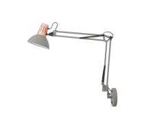 Sienas gaismeklis ARTEMIA+ ar slēdzi,2157,AC220-240V,50/60Hz,1*E27, maks.40W, IP20, viens, pelēks