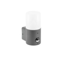 Fasādes gaismeklis CORTA ar kustības sensoru, E27, maks. 25 W, IP44, grafīta