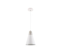 Griestu gaismeklis GIANNI,8075,AC220-240V,50/60Hz,1*E27, max.40W,IP20, Diametrs22cm,viengabala, balts/sudrabs