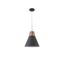Griestu gaismeklis GIANNI L,8105,AC220-240V,50/60Hz,1*E27,maks.40W,IP20, Diametrs 32cm, viens, melns/zelts