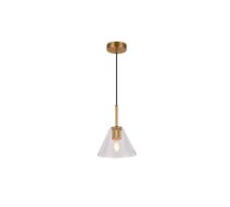 Griestu gaismeklis GIGLAS 2,8037, AC220-240V,50/60Hz,1*E27, IP20, Diametrs 18 CM, viens, zelts