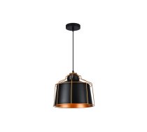 Griestu gaismeklis GOA ,3512, AC220-240V,50/60Hz,1*E27, IP20, Diametrs 32 CM, viens, melns/zelts