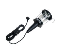 Pārnēsājamais gaismeklis E27 lampām, maks. 60 W, IP20, gumijas, kabelis 5m