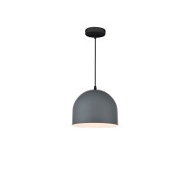 Griestu gaismeklis KATILU,2041, AC220-240V,50/60Hz,1*E27, IP20, Diametrs 25 CM,vienvietīgs, pelēks