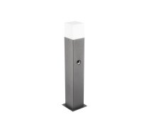 Dārza gaismeklis LARGO ar kustības sensoru, E27, maks. 15 W, IP44, stabs 500 mm, grafīts