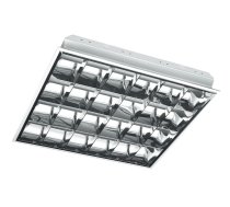 G-TECH Gaismeklis RASTRO 60, 4x60 T8 LED (vienpusējs pieslēgums), G13, AC220-240V, IP20, armstrong
