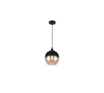 Griestu gaismeklis LENDER,8389,AC220-240V,50/60Hz,1*E27, IP20, Diametrs 20 CM,viens, melns