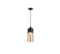 Griestu gaismeklis LENDER 3,9300,AC220-240V,50/60Hz,1*E27, IP20, Diametrs 18 CM,viens, melns