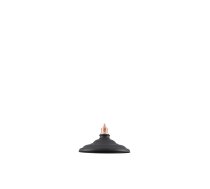 Griestu gaismeklis LORET L,9721 AC220-240V,50/60Hz,1*E27, maks.40W, Diametrs 34,8 cm,IP20, viens, melns