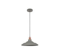 Griestu gaismeklis LORET L,9790,AC220-240V,50/60Hz,1*E27, maks.40W, Diametrs 34,8 cm,IP20, viens, pelēks