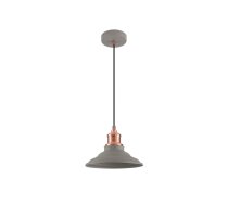 Griestu gaismeklis LORET M,8854,AC220-240V,50/60Hz,1*E27, maks.40W, Diametrs 20,5cm,IP20, viens, pelēks