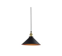 Griestu gaismeklis MANI 2, 4076,AC220-240V,50/60Hz,1*E27, IP20, Diametrs 30 CM,viens,melns/zelts