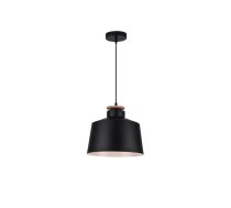 Griestu gaismeklis MARGUS ,2911,AC220-240V,50/60Hz,1*E27, IP20, Diametrs 30 CM,viens, melns