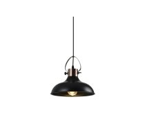 Griestu armatūra MEES,2363,AC220-240V,50/60Hz,1*E27, IP20, Diametrs 30 CM,vienvietīga,melna