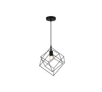 Griestu gaismeklis ROSA, 3437, AC220-240V, 50/60Hz, 1*E27, IP20, 33CMX33CM, viengabala, melns