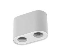 Griestu gaismeklis SENSO DUO, GU10, 83x165x110 mm, IP20, maks. 50 W, balts