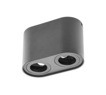 Griestu gaismeklis SENSO DUO, GU10, 83x165x110 mm, IP20, maks. 50 W, melns