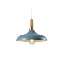 Griestu armatūra SKANDI 3,7429, AC220-240V, 50/60Hz, 1*E27, IP20, diametrs 35 CM, vienvietīga, zila