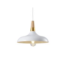 Griestu armatūra SKANDI 4,7504, AC220-240V, 50/60Hz, 1*E27, IP20, diametrs 35 CM, vienvietīga, balta