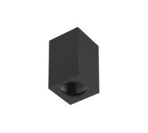 Griestu gaismeklis TIPO, GU10, IP20, maks. 50 W, kvadrāts, melns